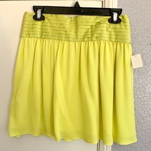 NEW 27 Miles silk skirt Size Small / S $154 NWT womans yellow